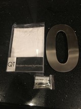 QT Modern EXTRA LARGE House Number - 6 Inch - (Number 0 Zero) - £7.99 GBP