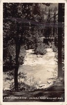 STANISLAUS RIVER CALIFORNIA CA~SONORA PASS HIGHWAY~1937 REAL PHOTO POSTCARD - $5.20