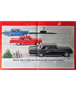 1962 Mercury Compact comet meteor Monterey-1962 Vintage Print Ad - $211.54 MXN