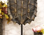 Ebros Large Alligator Snapping Turtle Shell Sculpture On Metal Mount 20.5&quot;H - £68.26 GBP