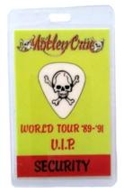 Motley Crue Dr. Feelgood 1989 VIP Backstage Pass Original Rock Heavy Metal Music - £16.75 GBP