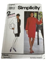 Simplicity Sewing Pattern 7494 Knit Skirt Dress Tunic UC 10 12 14 16 18 20 22 24 - £7.81 GBP