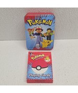 Vintage 1999 Pokemon Playing Cards And Collector&#39;s Tin Complete Deck - $29.60