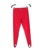 Re/Done Womens Stirrup Pants Leggings Pull On Red Size S - £30.34 GBP