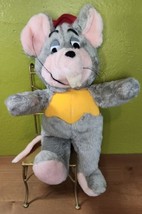 Chuck E. Cheese - Pizza Time Theatre Inc Made in USA VTG 1980s 15&quot; Plush... - $131.18