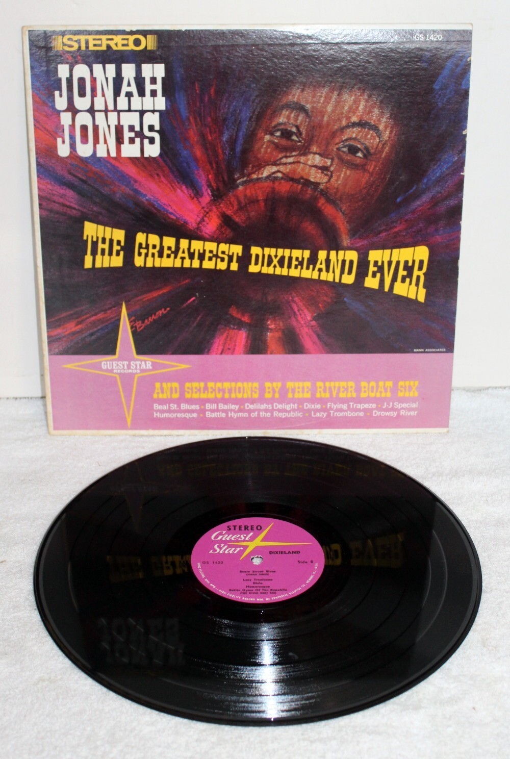 Jonah Jones ~ The Greatest Dixieland Ever ~ 1960 Guest Star GS-1420 Used... - $12.99