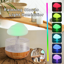 Raining Cloud Humidifier With Night Light Aromatherapy Essential Oil Diffuser Mi - £89.57 GBP