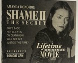 Shame II The Secret TV Guide Print Ad Amanda Donohoe TPA6 - $5.93