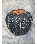 Cute Polka Dot Decorative Pumpkin Halloween Decor Small Plush Decoration... - $252.42 MXN