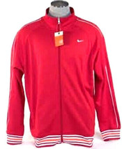 Nike Men&#39;s &quot;The Athletic Dept&quot; Red Full Zip Sweatshirt Jacket Sz L, 477554-648 - £38.53 GBP