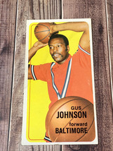 1970-71 Topps Basketball #92 Gus Johnson Baltimore Bullets Hof - £2.36 GBP