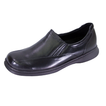 24 HOUR COMFORT Blaire Women Wide Width Durable Comfort Slip-On Leather Shoes - £47.92 GBP