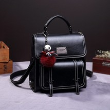 Vintage Designer Backpack For Women High Quality PU Leather School Bags ​Double  - £56.37 GBP