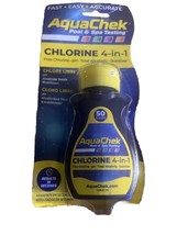 Aquachek 50 Count Test Strips Pool &amp; Spa Chlorine PH Alkalinity - - $6.98