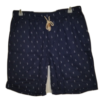 Amazon Essentials Men&#39;s Blue Linen Casual Classic Fit Shorts - 2XL (38&quot;-40&quot;) - £12.18 GBP