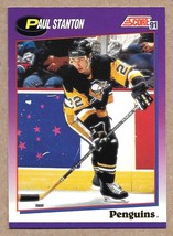 1991-92 Score American #366 Paul Stanton Pittsburgh Penguins - £1.52 GBP