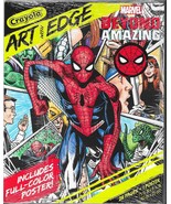 CRAYOLA Art With Edge BEYOND AMAZING 28 Coloring Pages SPIDER-MAN w/Post... - $13.49