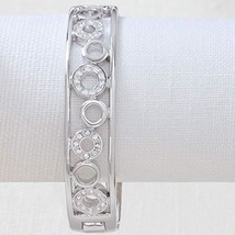 Shelley&#39;s Collectables Touchstone Crystal by Swarovski Showtime Bracelet Rhodium - £53.69 GBP