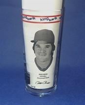 1970&#39;s Pete Rose King Kwik Drinking Glass Cincinnati Reds - £19.95 GBP