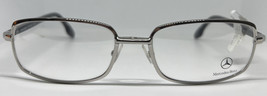 Authentic Classic Mercedes Benz Eyewear rx Eyeglasses Italy Specs Silver/Black - £152.96 GBP