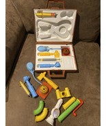 FISHER PRICE Complete Vintage 1977 Medical Kit #936 - Doctor Nurse Prete... - $34.64