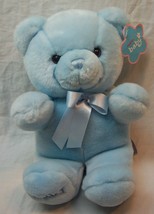 Aurora Baby Cute Soft &quot;Baby Boy&quot; Blue Teddy Bear 11&quot; Plush Stuffed Animal New - £15.83 GBP