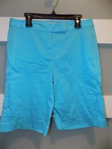 MICHAEL Michael Kors Stretch Light Blue Bermuda Dress Shorts Size 4 - $466.52 MXN