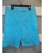 MICHAEL Michael Kors Stretch Light Blue Bermuda Dress Shorts Size 4 - €21,73 EUR