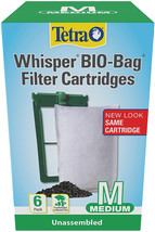 Tetra Whisper Bio-Bag Filter Cartridges for Aquariums Medium 6 count Tetra Whisp - £16.00 GBP