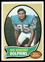 1970 Topps #244 Nick Buoniconti VGEX-B107R12 - £40.19 GBP