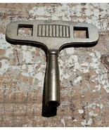 Antique STEEL Clock KEY Vintage Ethan Allen Key - Jeep Front End look - ... - $18.00