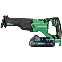 New Metabo HPT CR18DBLQ4M 18V Brushless Reciprocating Saw BSL1820 2.0 Ah Battery - $136.95