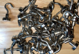 45 PCS Strong Magnetic Hook Hanger N52 Neodymium Clamping Magnet Hooks USA - £21.57 GBP