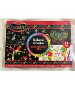 Melissa &amp; Doug Deluxe Combo Scratch Art Set: 16 Boards, 2 Stylus Tools, ... - £7.86 GBP