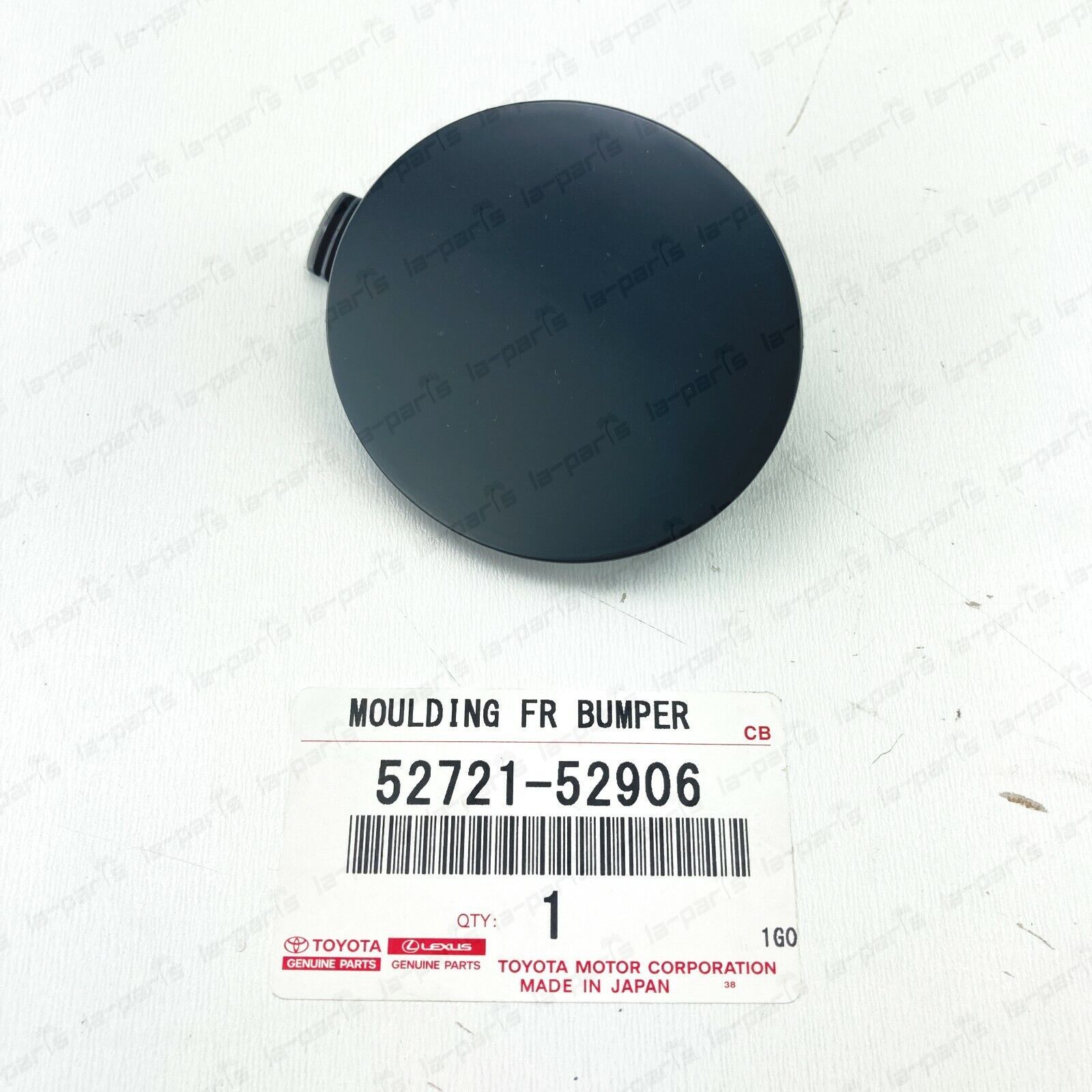 GENUINE TOYOTA 2007-2016 YARIS FRONT BUMPER TOW EYE CAP COVER 52721-52906 - $15.24