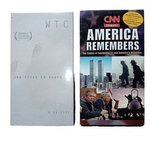 2 World Trade Center 9/11 WTC VHS Movies NR First 24 Hours American Remembers - £6.30 GBP