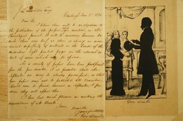 Signed Autograph Antique Letter 1835 George Combe Scottish Lawyer Phreno... - $203.29 CAD
