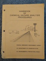Handbook of Chemical Hazard Analysis Procedures - FEMA DOT EPA ARCHIE 1989 - $29.69