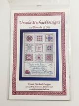 Ursula Michael Designs, Threads Of Joy, Cross Stitch Pattern - $5.93