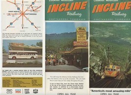 Lookout Mountain Incline Railway Brochure Chattanooga Tennessee 1960&#39;s - $17.82