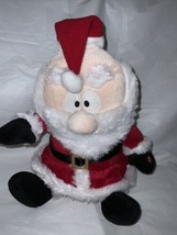 Gemmy Santa Claus Singing Respect 12&quot; Plush Soft Toy Stuffed Animal - $29.69