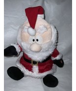 Gemmy Santa Claus Singing Respect 12&quot; Plush Soft Toy Stuffed Animal - £23.18 GBP