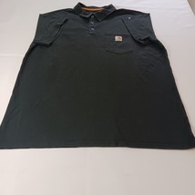 Carhartt Force 103569 001 Relaxed Fit Men's Black Cotton Blend Polo Shirt Sz 2XL image 10
