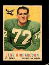 1959 Topps #174 Jesse Richardson Vg (Rc) Eagles Nicely Centered *SBA4726 - £1.95 GBP