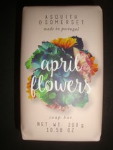 New Asquith &amp; Somerset Made in Portugal 10.58oz/300g Bath Bar Soap April Flowers - £10.16 GBP