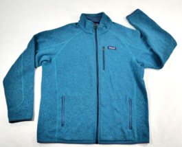 Patagonia Worn Wear Better Sweater Fleece Jacket Full Zip Abalone Blue M... - £39.86 GBP