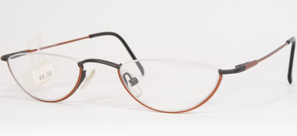 Vintage RAVEN OPTICS 334 4 Rust /Black UNIQUE RARE EYEGLASSES GLASSES 46... - $39.60 Vintage RAVEN OPTICS 334 4 Rust /Black UNIQUE RARE EYEGLASSES GLASSES 46... - $39.60