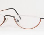 Vintage RAVEN OPTICS 334 4 Rust /Black UNIQUE RARE EYEGLASSES GLASSES 46... - $39.60