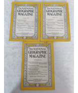 January, August and September 1954 National Geographic Magazine Lot of 3 - £10.08 GBP