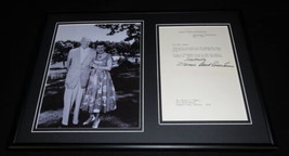 Mamie Doud Eisenhower Signed Framed 12x18 Letter &amp; Photo Display - £117.31 GBP